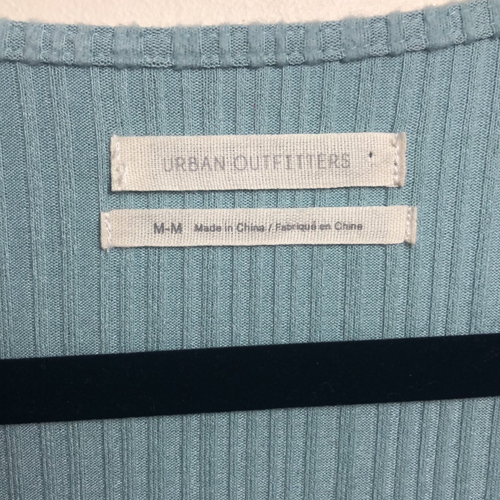 Urban Outfitters Briella Wrap Romper Blue Medium - Picture 5 of 7